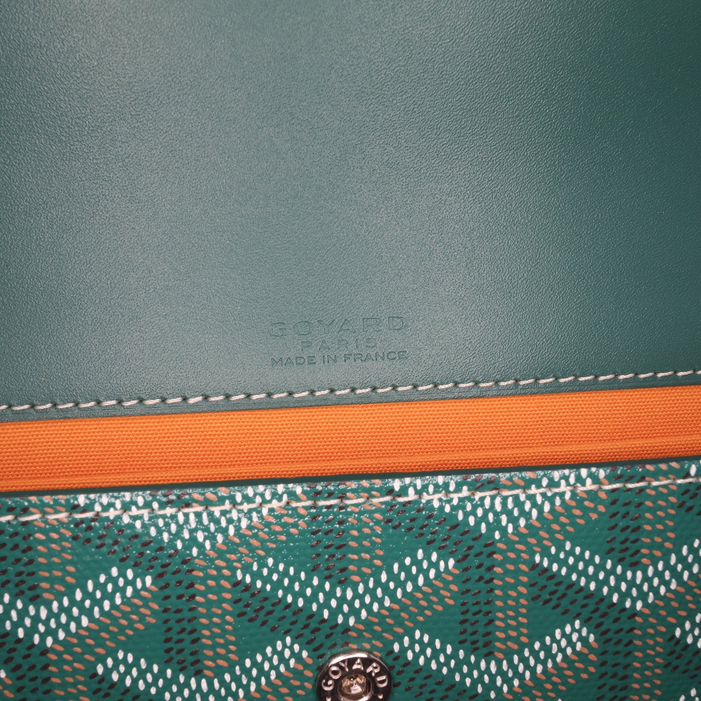 Goyard Mini Goyardine Monte Carlo Case Green
