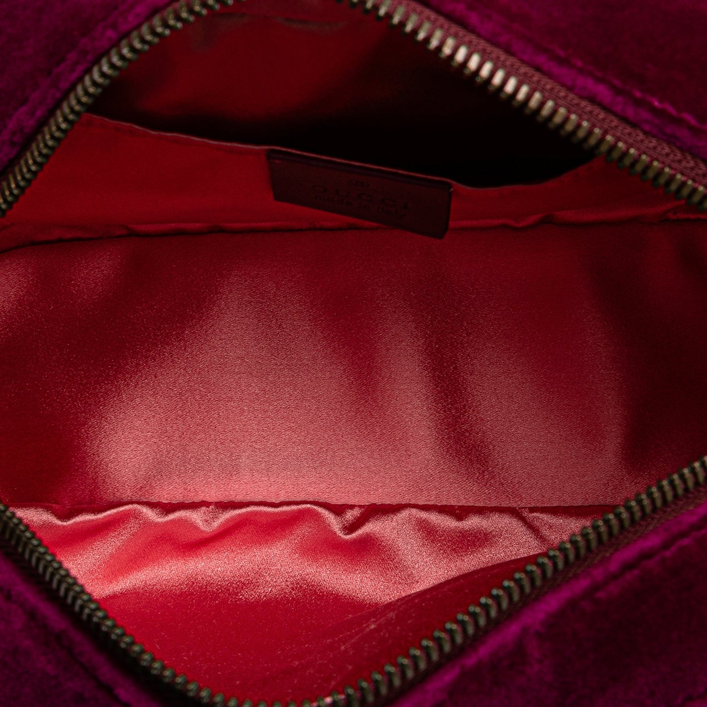 Gucci Small GG Marmont Velvet Matelasse Crossbody Purple