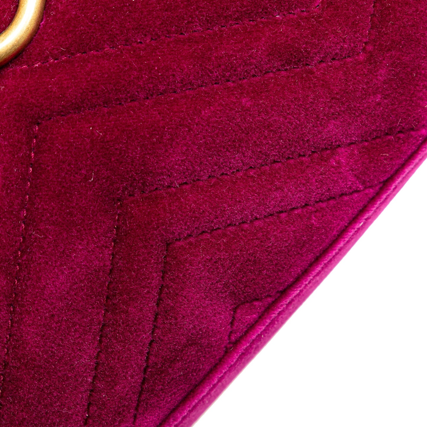 Gucci Small GG Marmont Matelasse Crossbody Purple