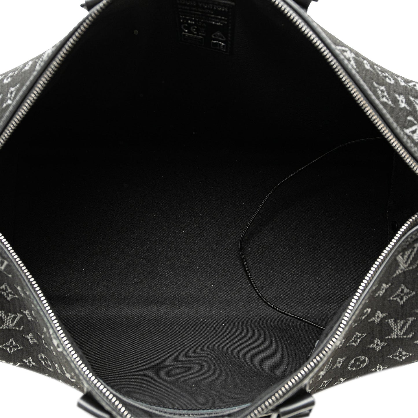 Louis Vuitton Monogram Light Up Keepall Bandouliere 50 Black