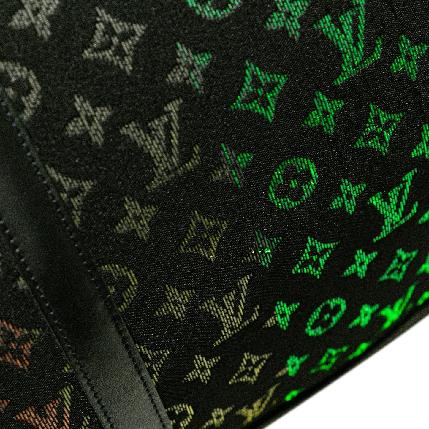 Louis Vuitton Monogram Light Up Keepall Bandouliere 50 Black