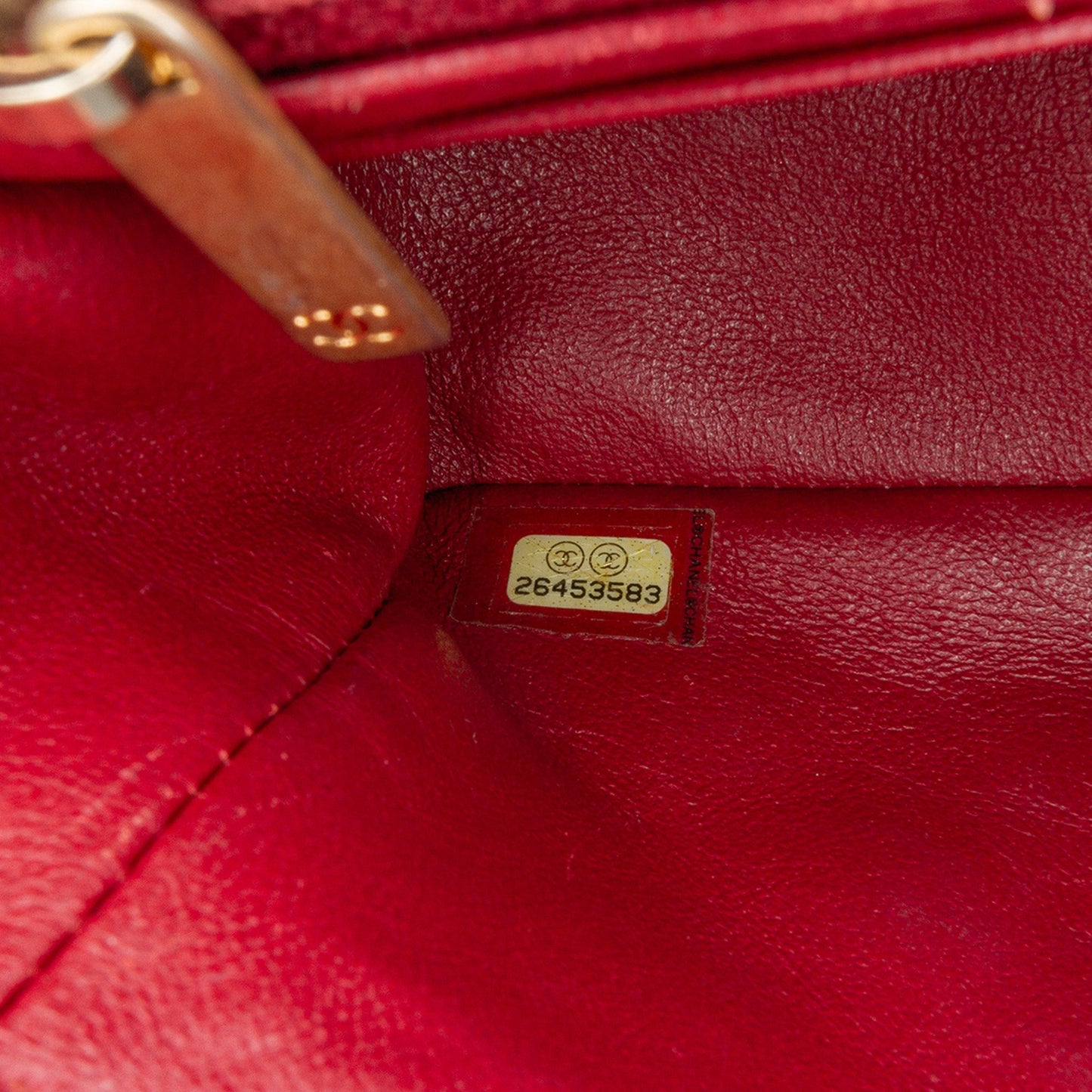 Chanel Mini Braided Classic Tweed Single Flap Bag Red