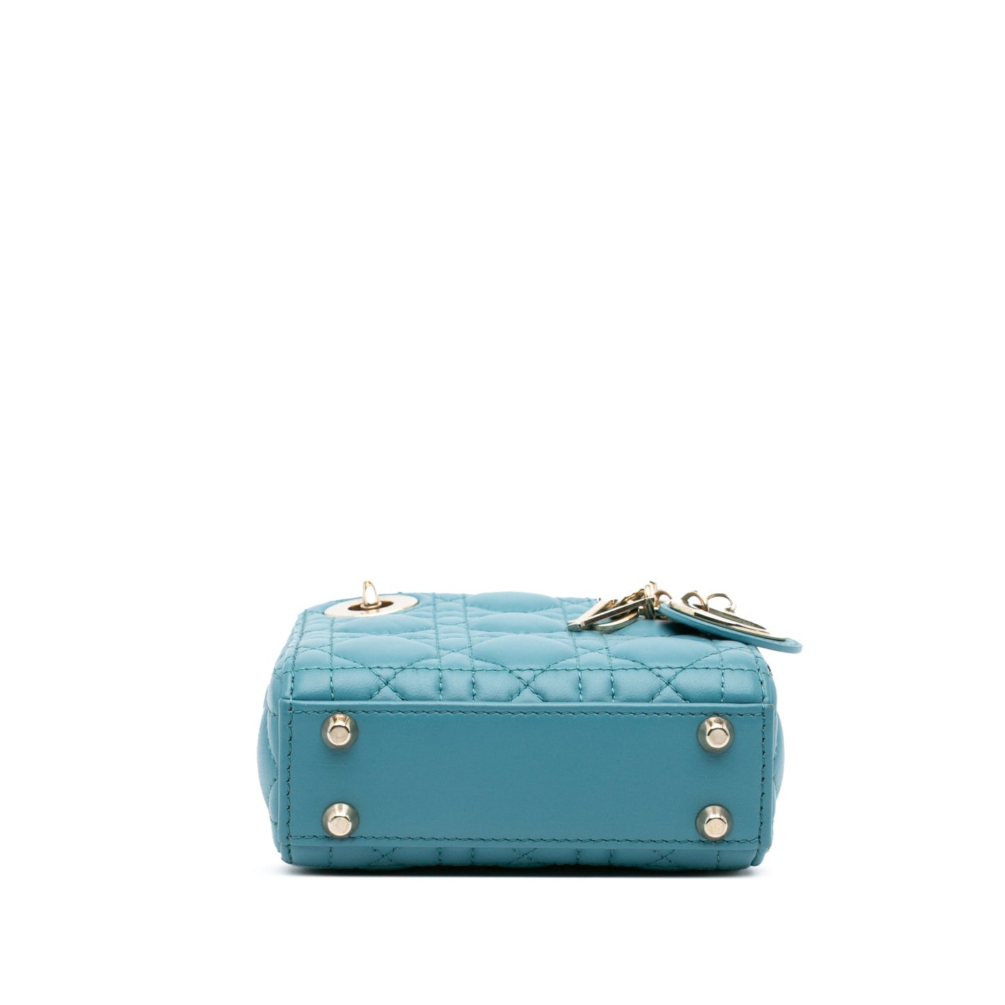 Dior Micro Lambskin Cannage Lady Dior Blue