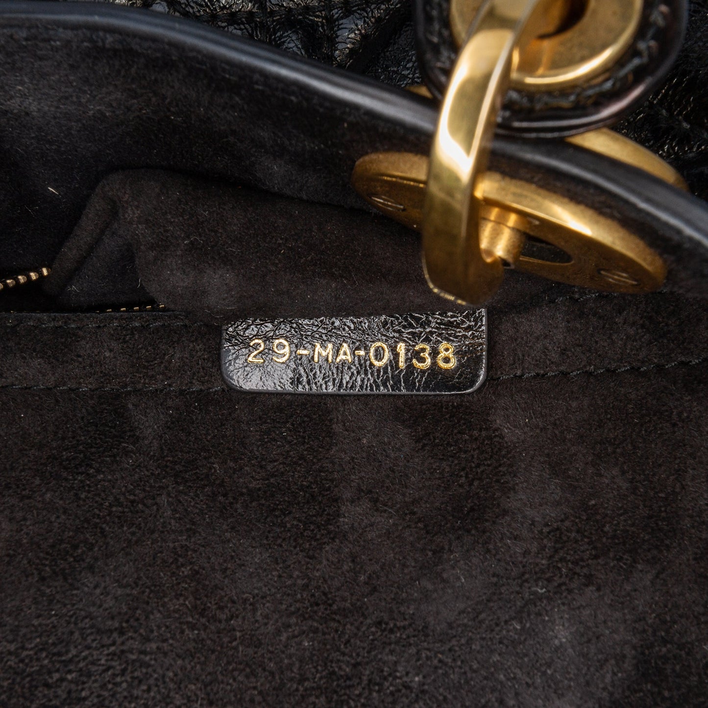 Dior Small Crinkled Patent Cannage My ABCDior Lady Dior Black