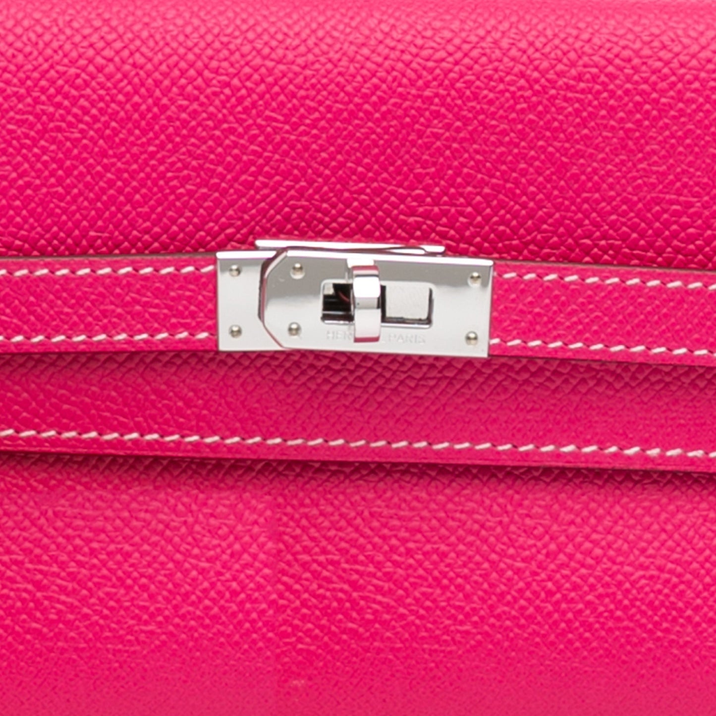 Hermès Medium Epsom Kelly Depliant Wallet Pink
