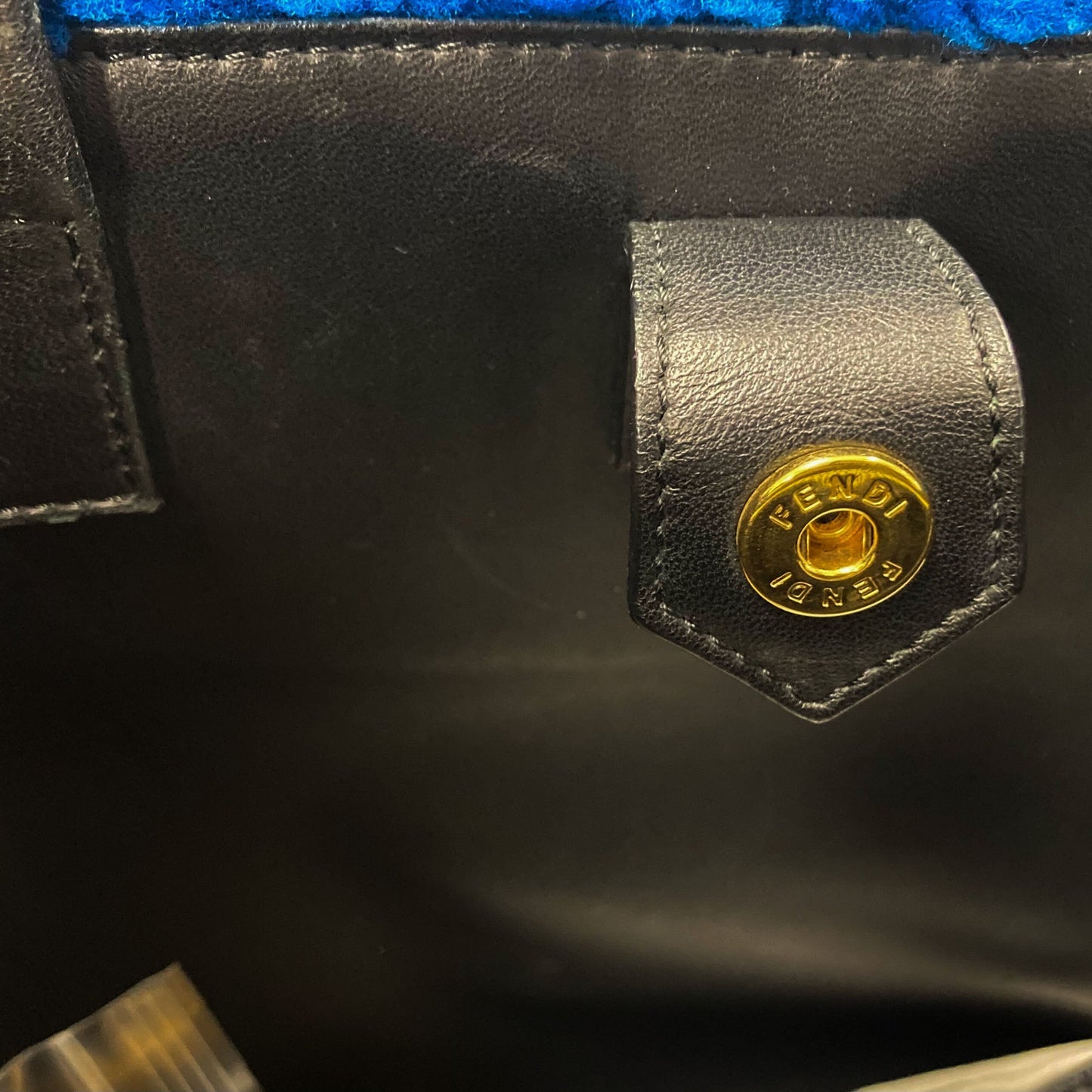 Fendi Medium Shearling 2Jours Blue