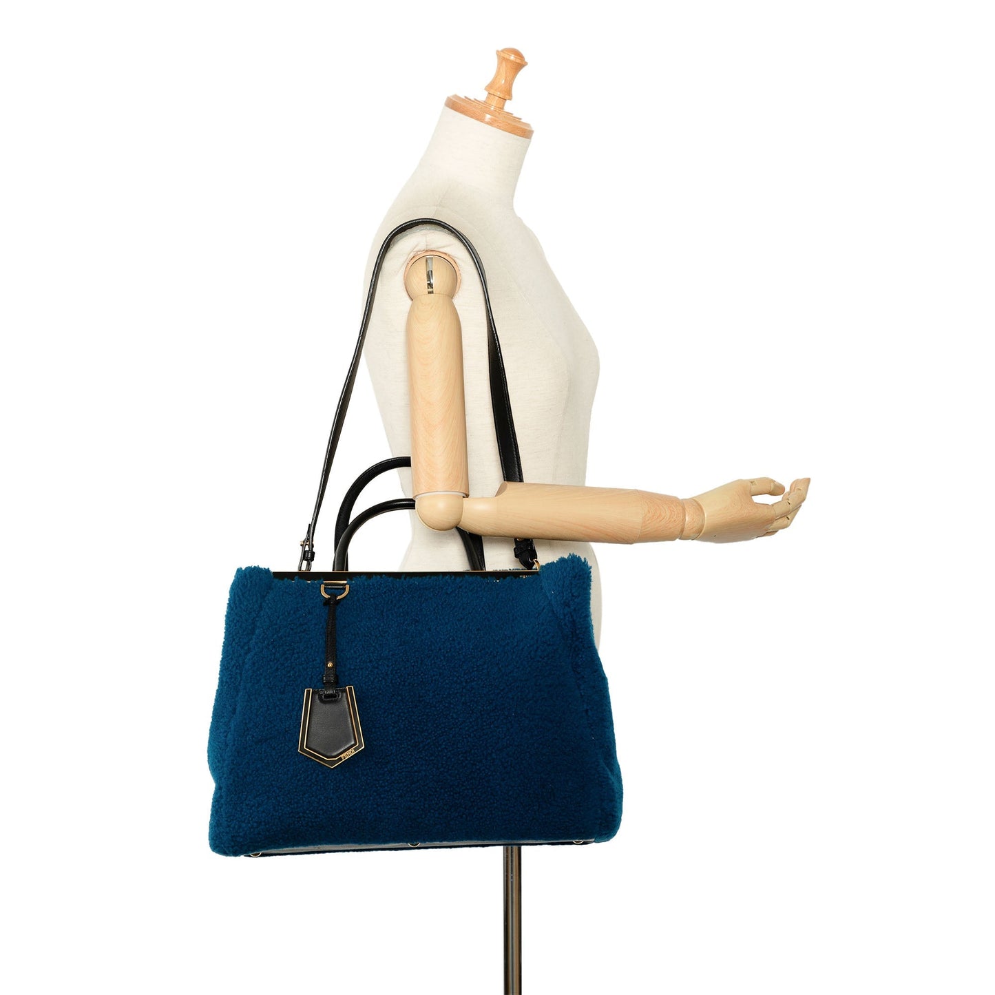 Fendi Medium Shearling 2Jours Blue