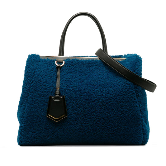 Fendi Medium Shearling 2Jours Blue