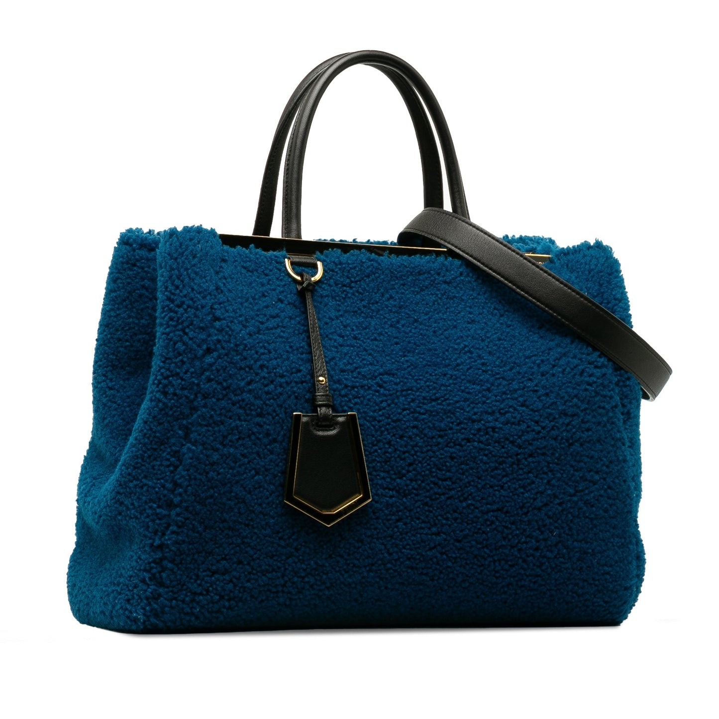 Fendi Medium Shearling 2Jours Blue