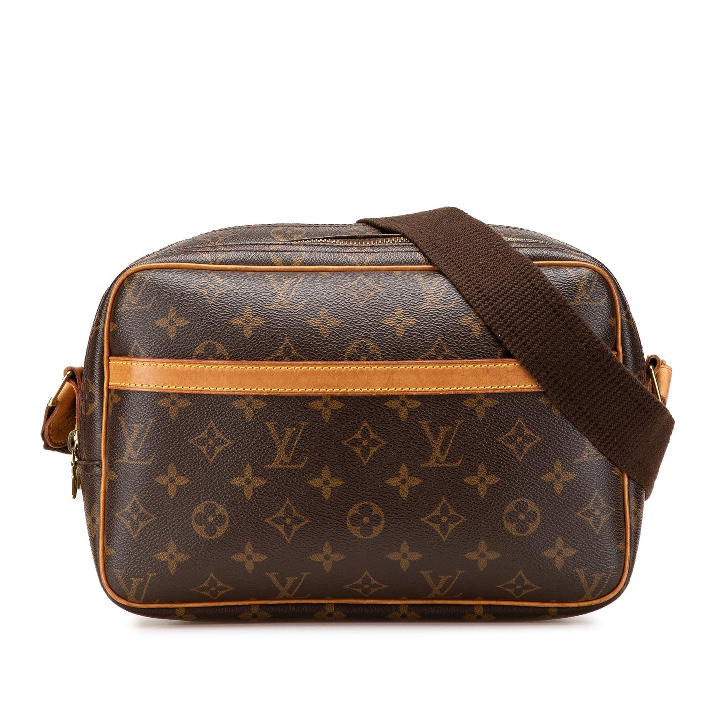 Louis Vuitton Monogram Reporter PM Brown