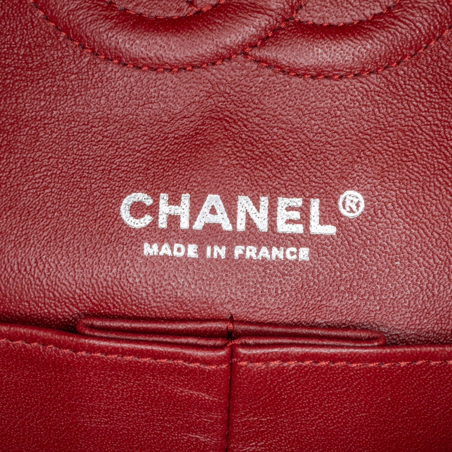 Chanel Medium Classic Tweed Double Flap Red