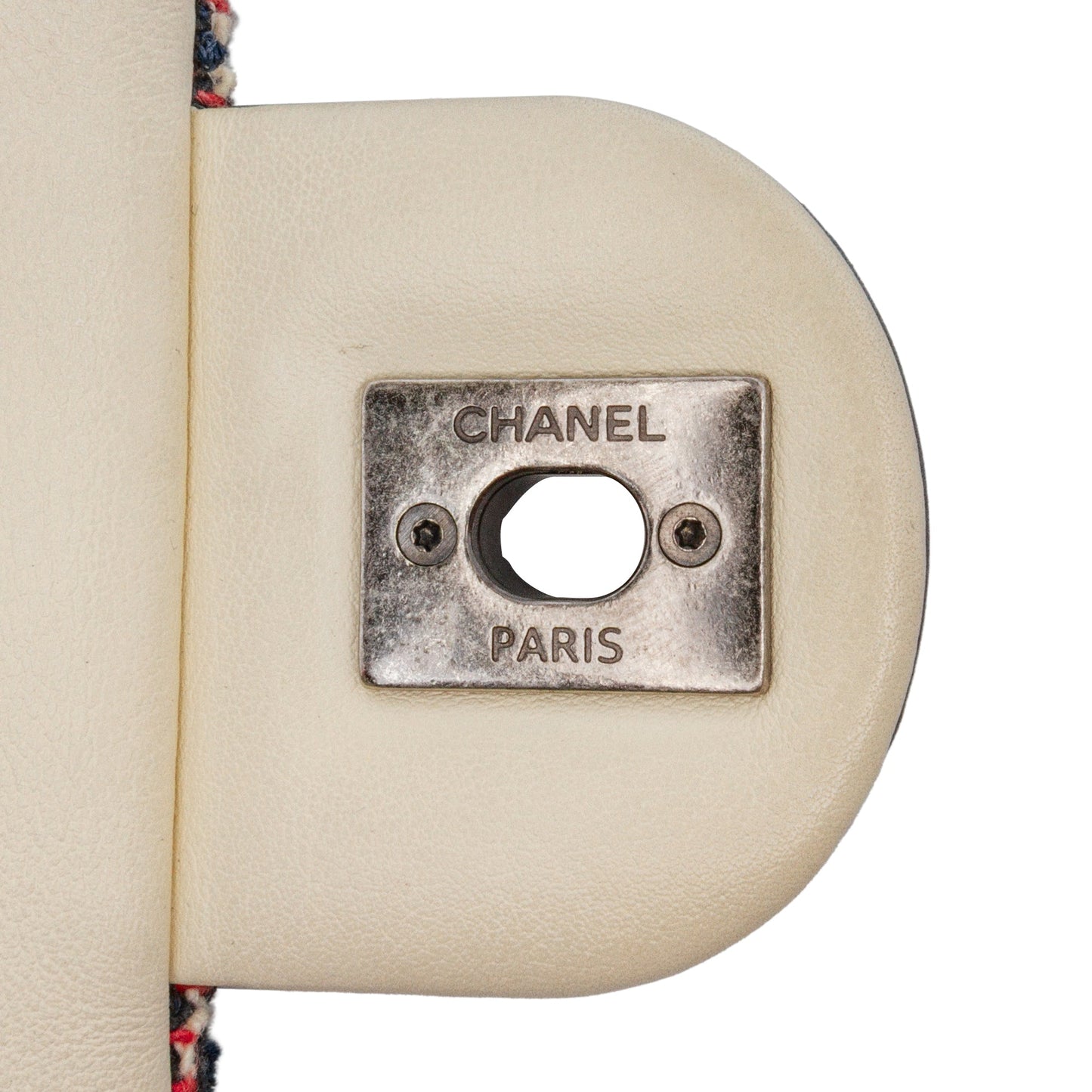 Chanel Medium Tweed Single Flap Blue