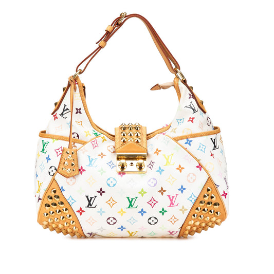 Louis Vuitton Monogram Multicolore Chrissie MM White