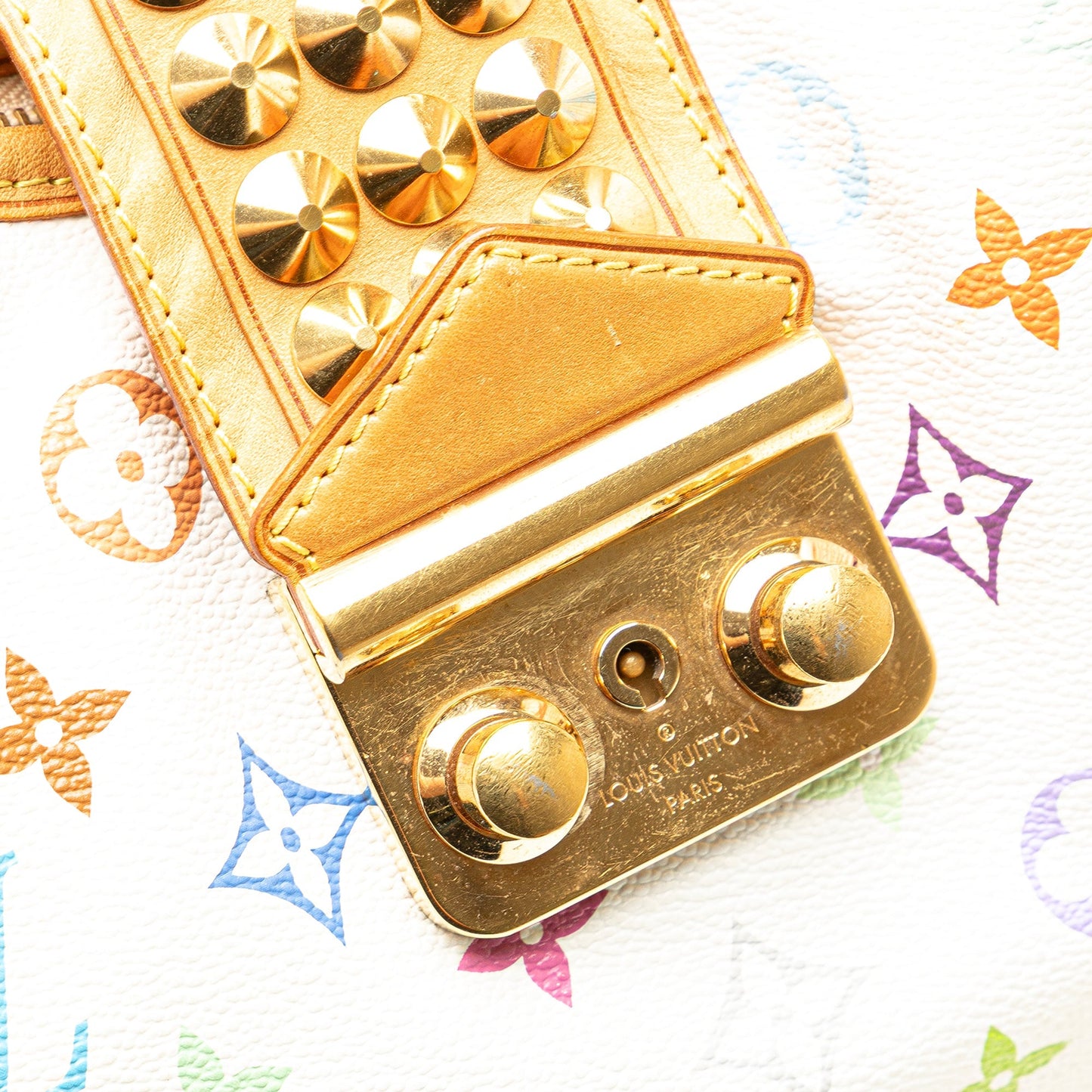 Louis Vuitton Monogram Multicolore Chrissie MM White