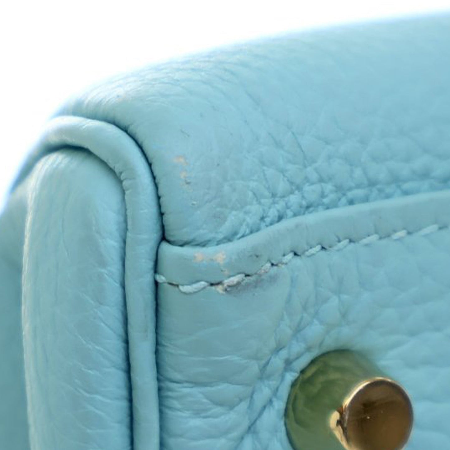 Hermès Togo Kelly II Retourne 32 Blue