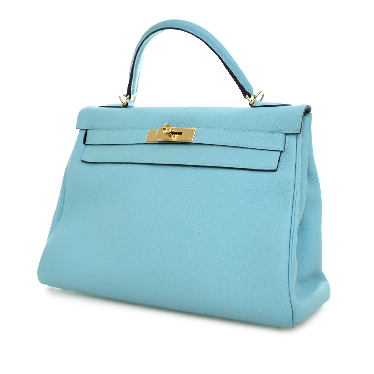 Hermès Togo Kelly II Retourne 32 Blue