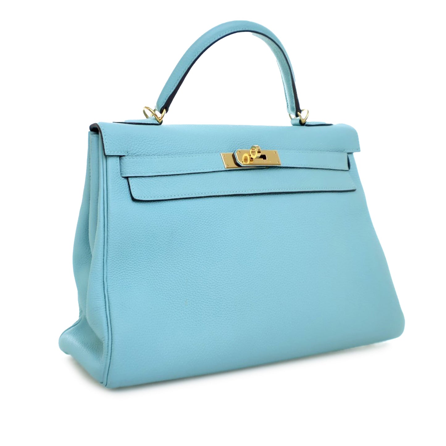 Hermès Togo Kelly II Retourne 32 Blue