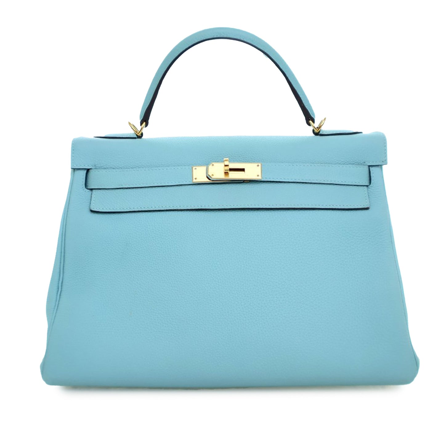 Hermès Togo Kelly II Retourne 32 Blue
