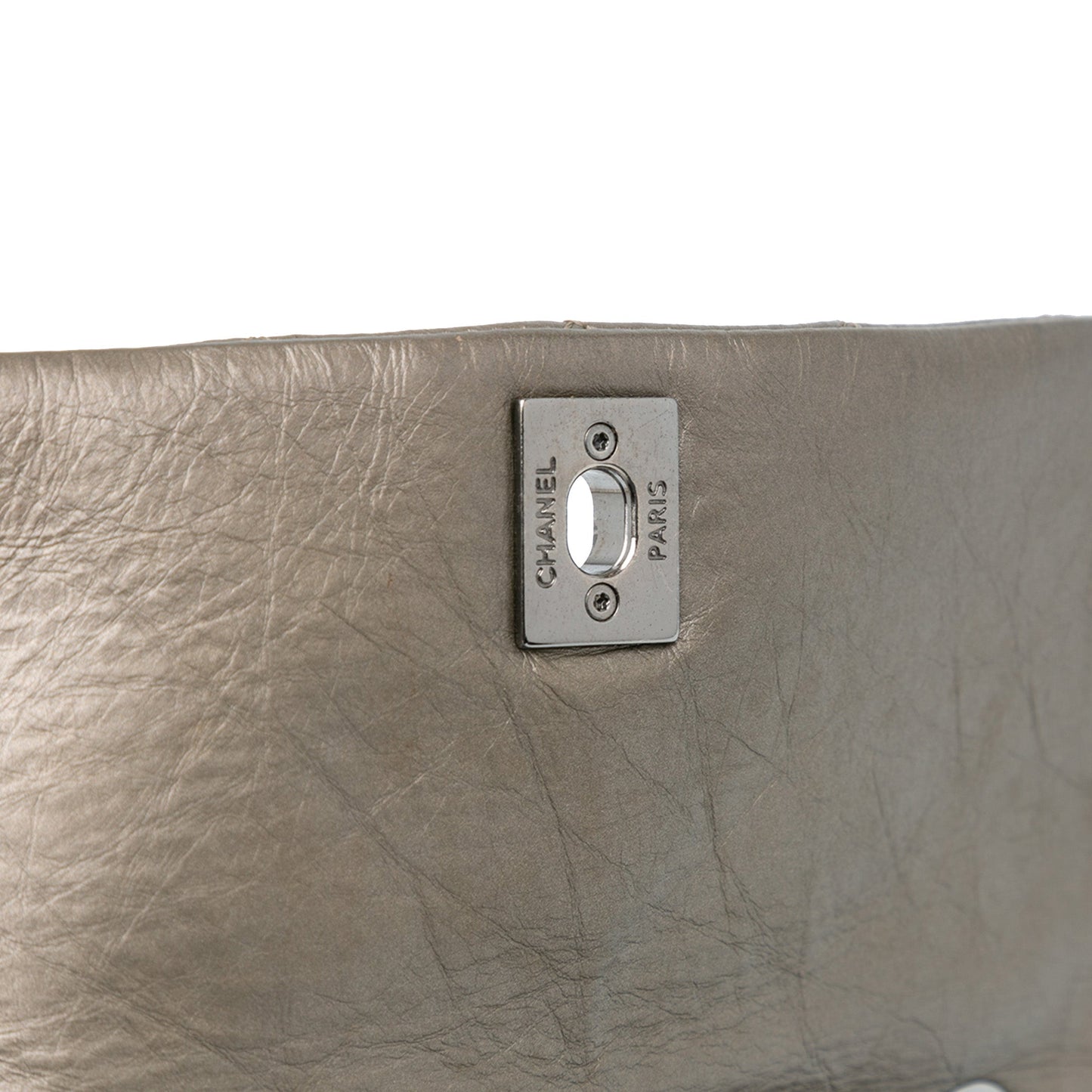 Chanel Mini Quilted Metallic Calfskin Lady Pearly Flap Brown