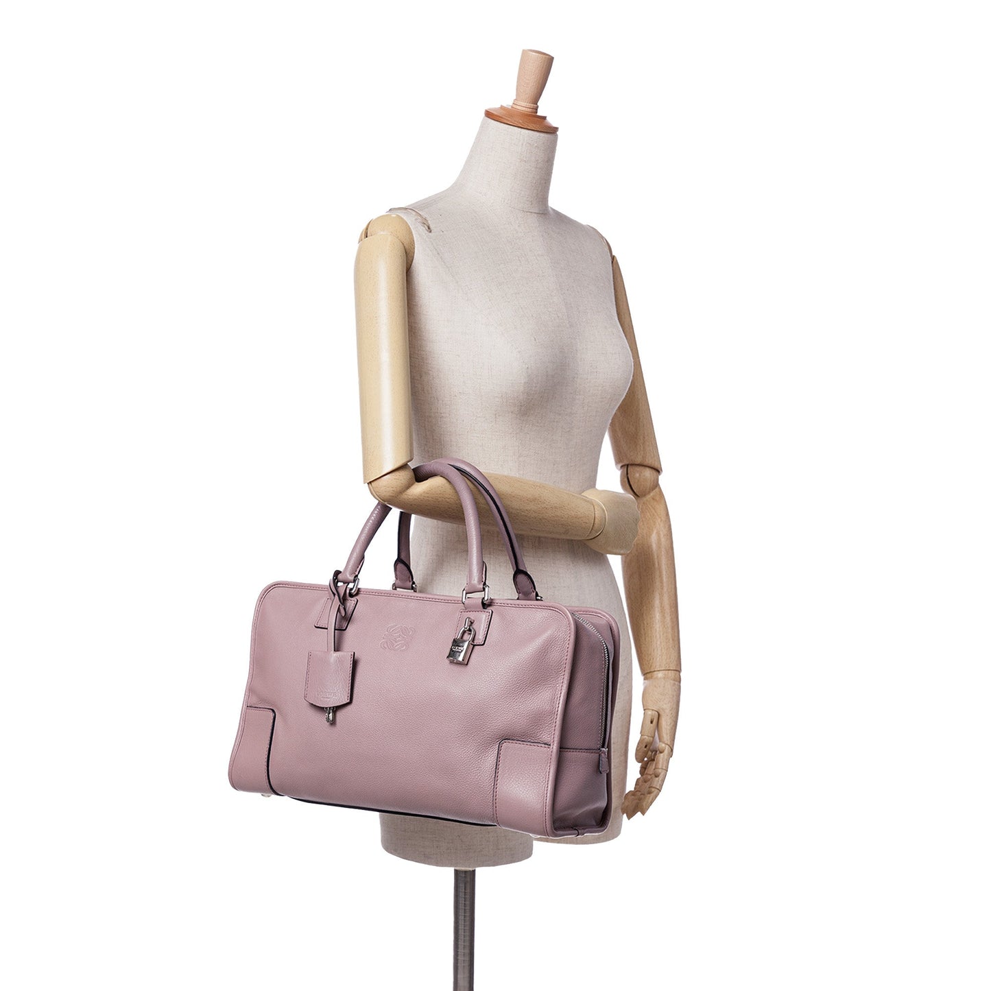 LOEWE Leather Amazona 36 Pink