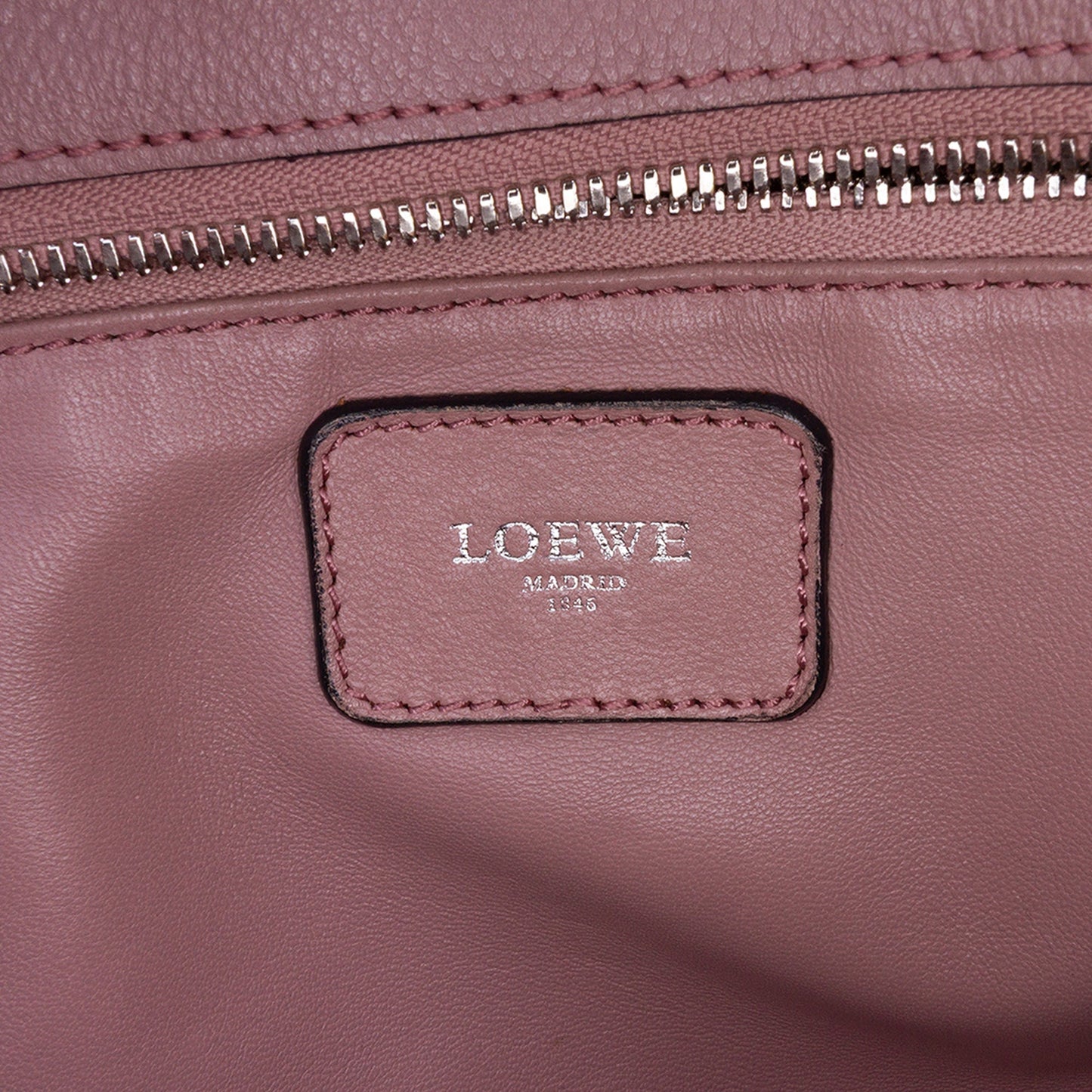 LOEWE Leather Amazona 36 Pink