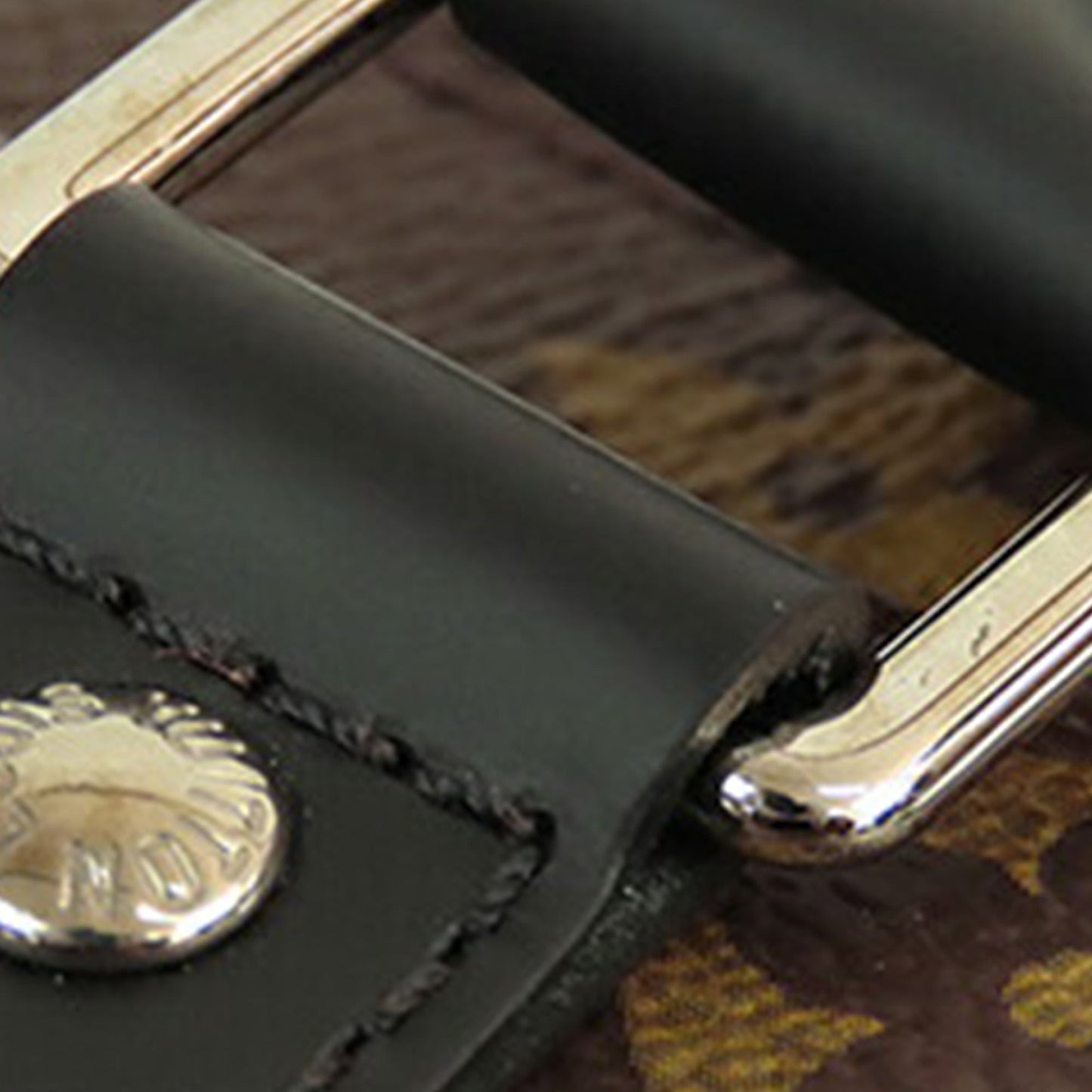Louis Vuitton Monogram Macassar Porte Documents Voyage Brown