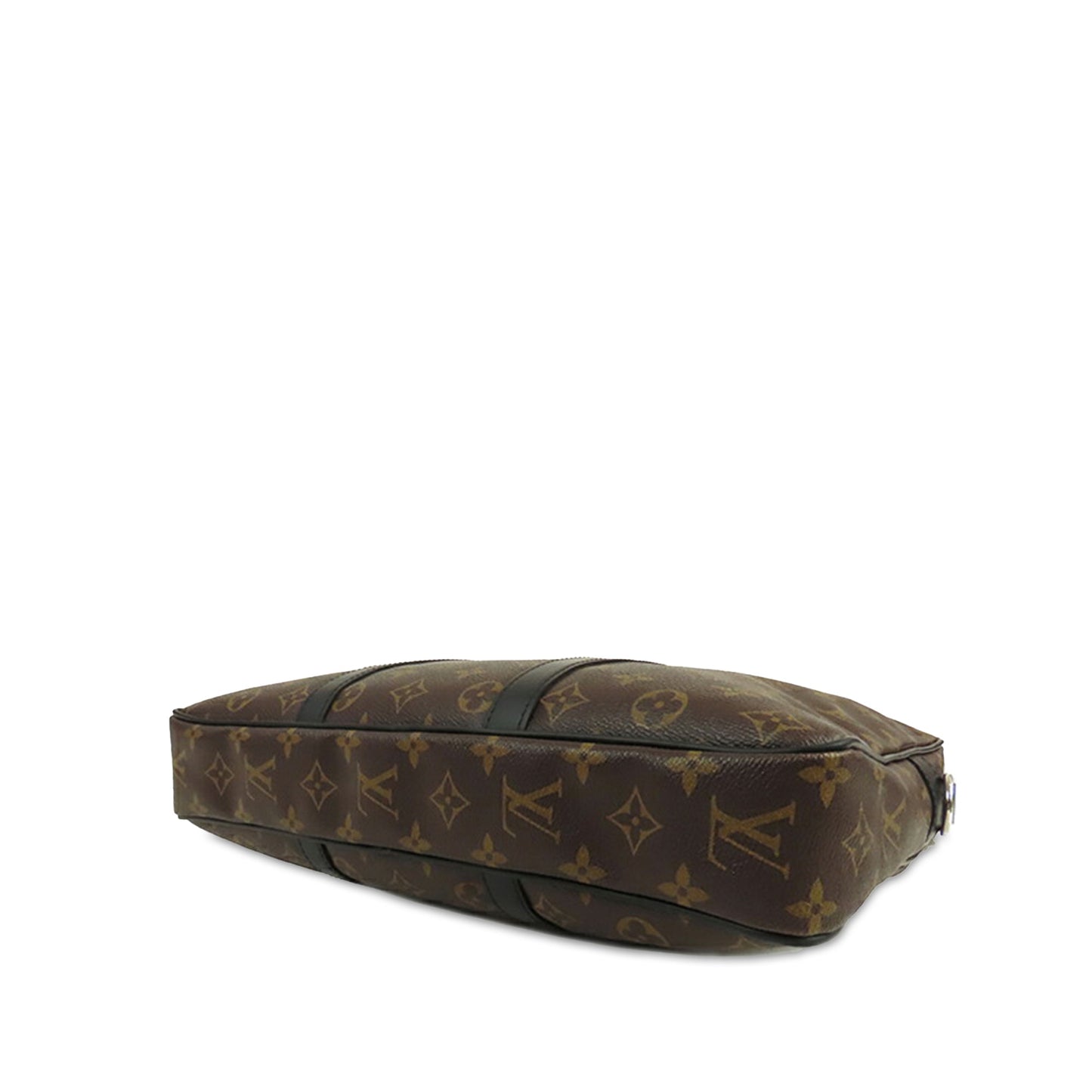 Louis Vuitton Monogram Macassar Porte Documents Voyage Brown