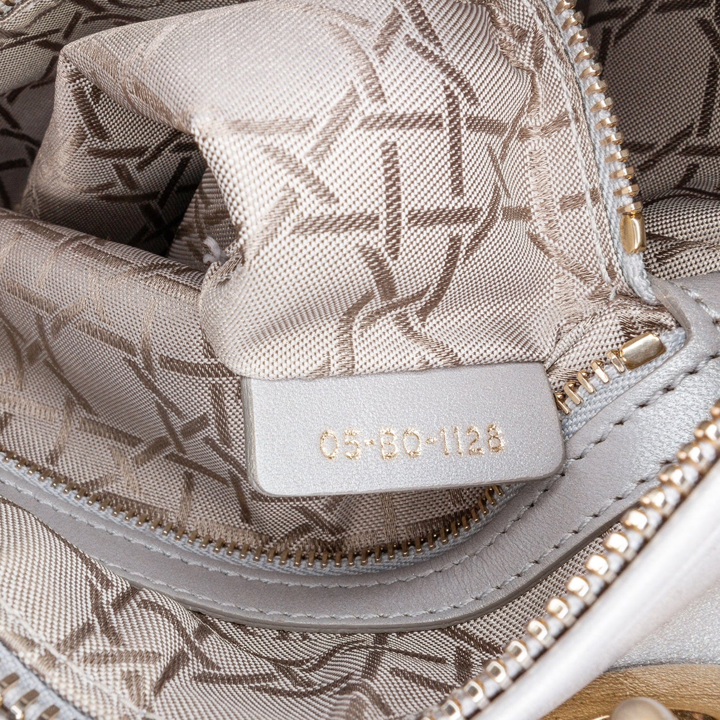 Dior Medium Lambskin Cannage Lady Dior Gray