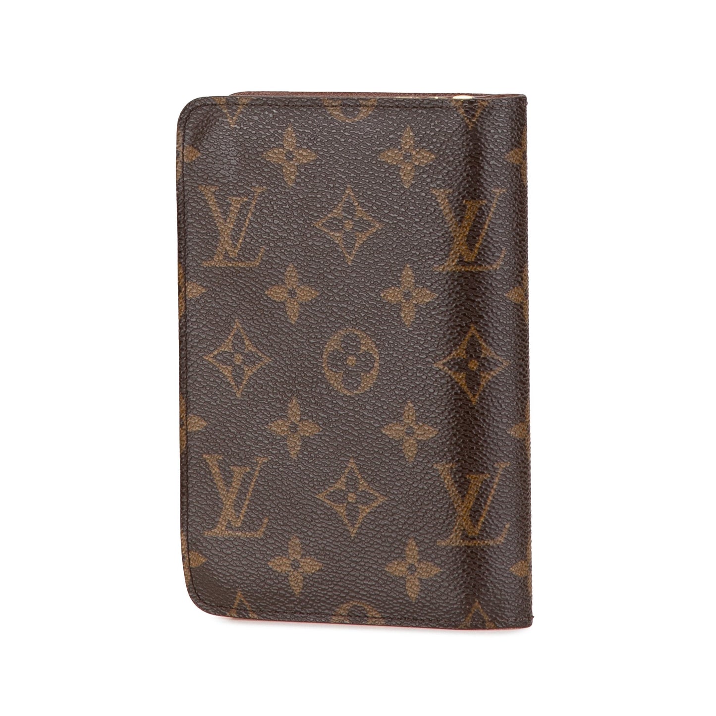 Louis Vuitton Monogram Porte-Papier Zipped Wallet Brown