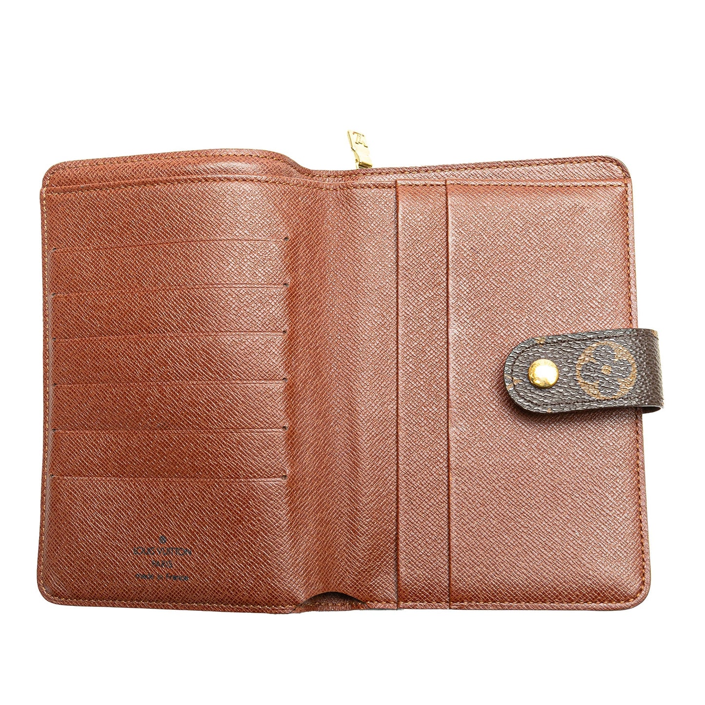 Louis Vuitton Monogram Porte-Papier Zipped Wallet Brown