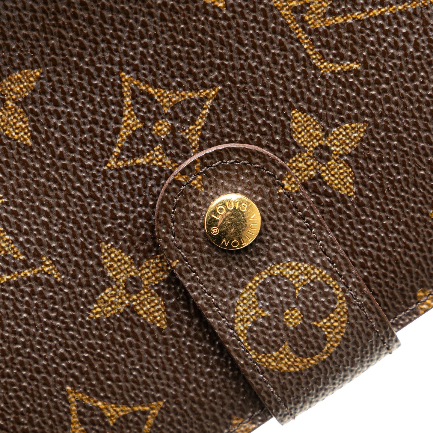 Louis Vuitton Monogram Porte-Papier Zipped Wallet Brown