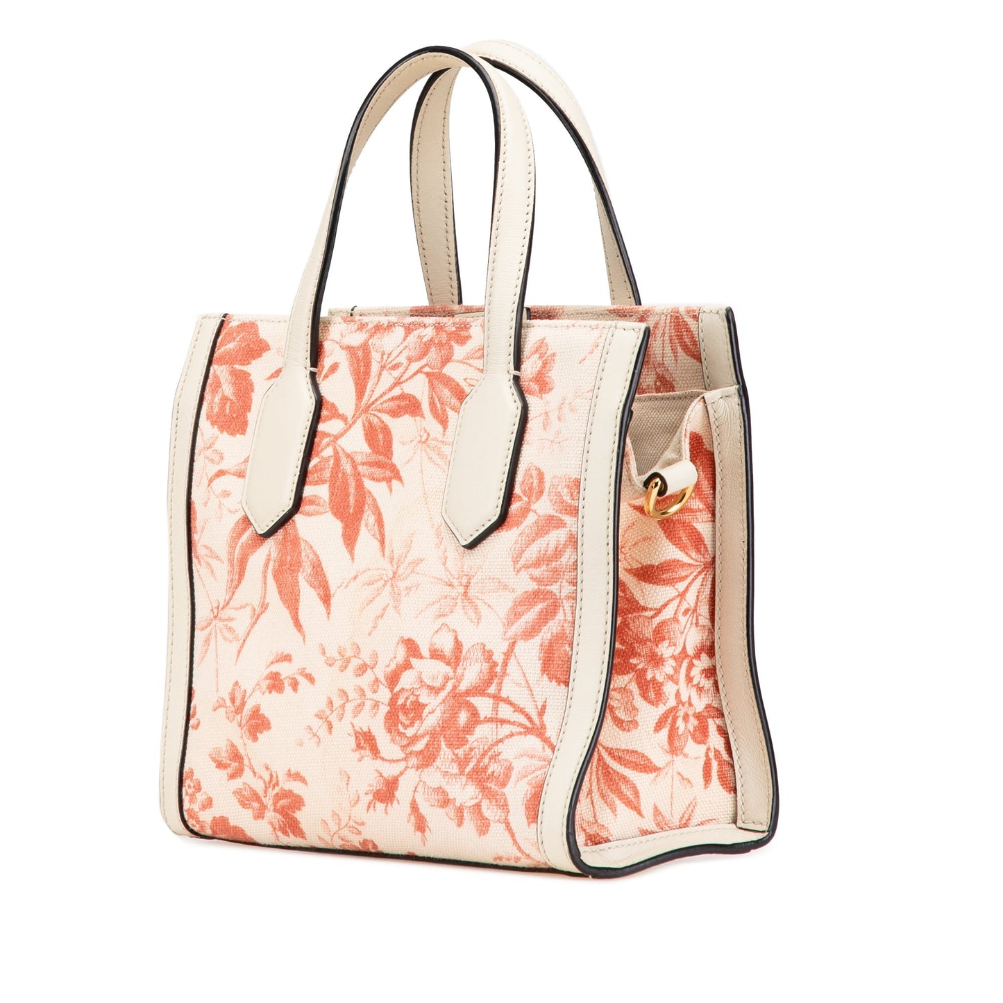 Gucci GG Ribbon Herbarium Satchel Pink