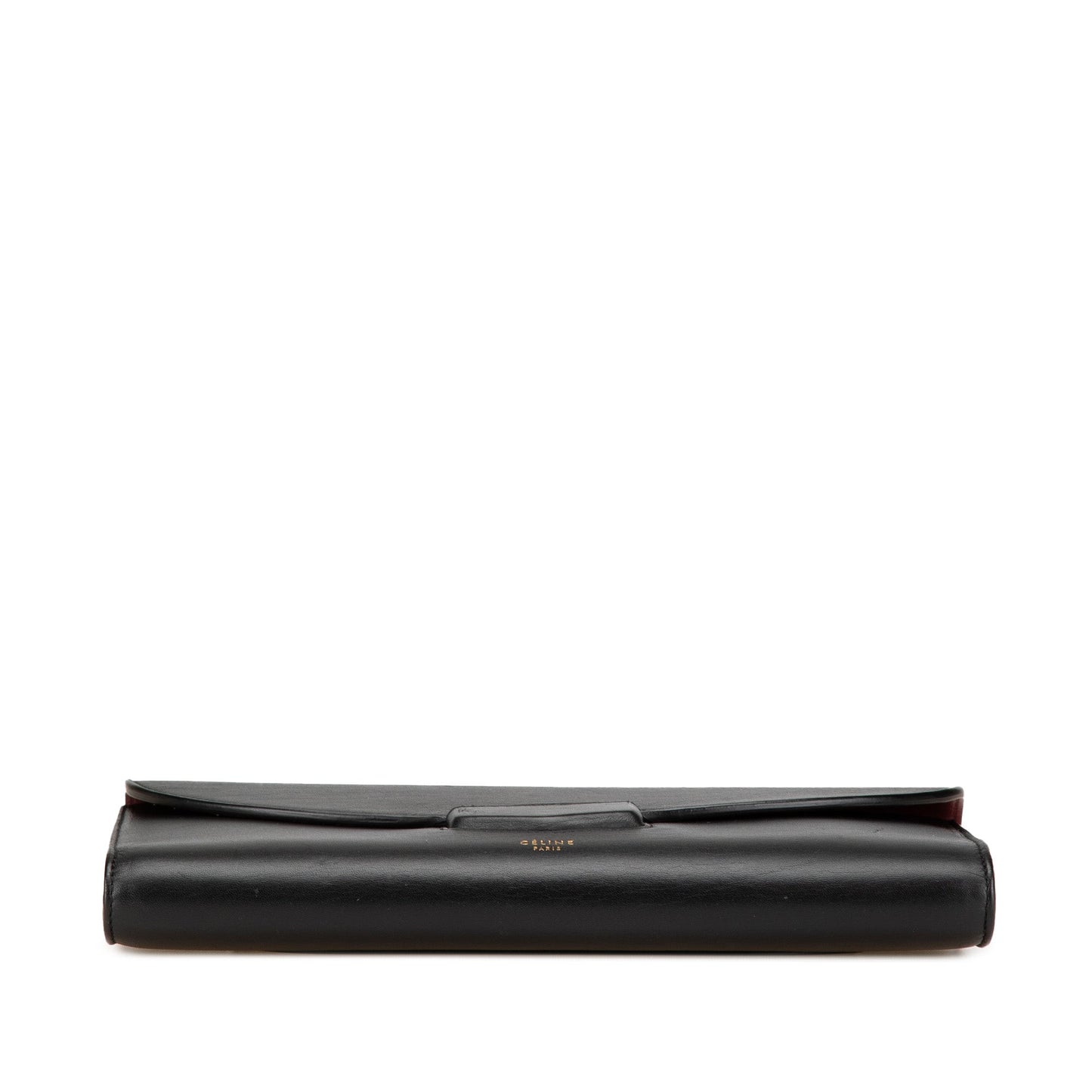 Celine Smooth Calfskin Trotteur Clutch Black