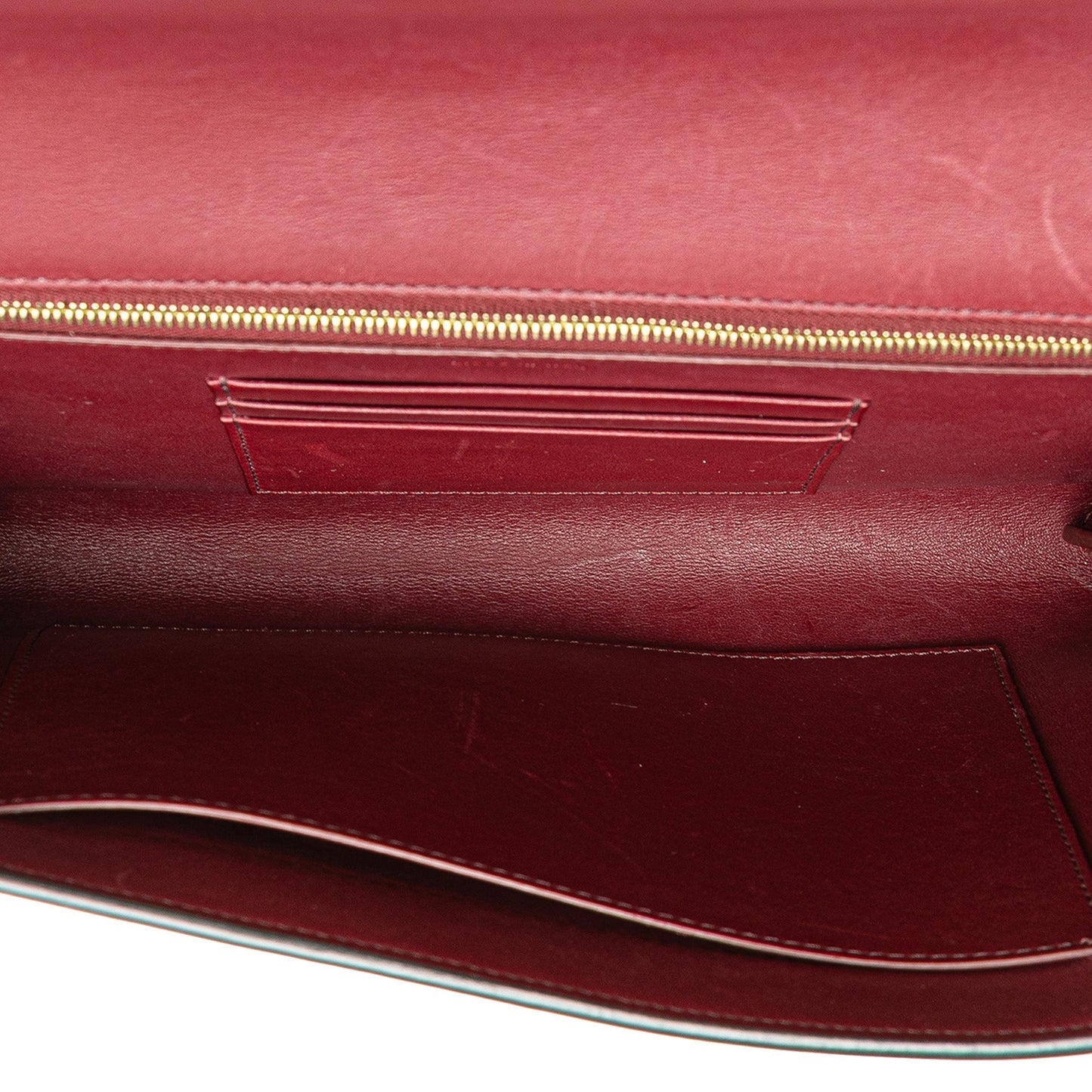 Celine Smooth Calfskin Trotteur Clutch Black