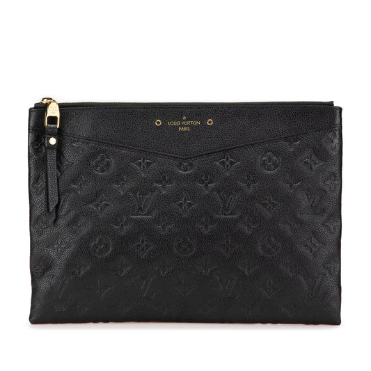 Louis Vuitton Monogram Empreinte Daily Pouch Black