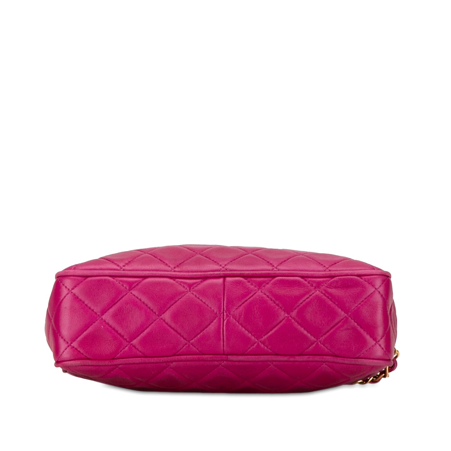 Chanel CC Quilted Lambskin Tassel Crossbody Pink
