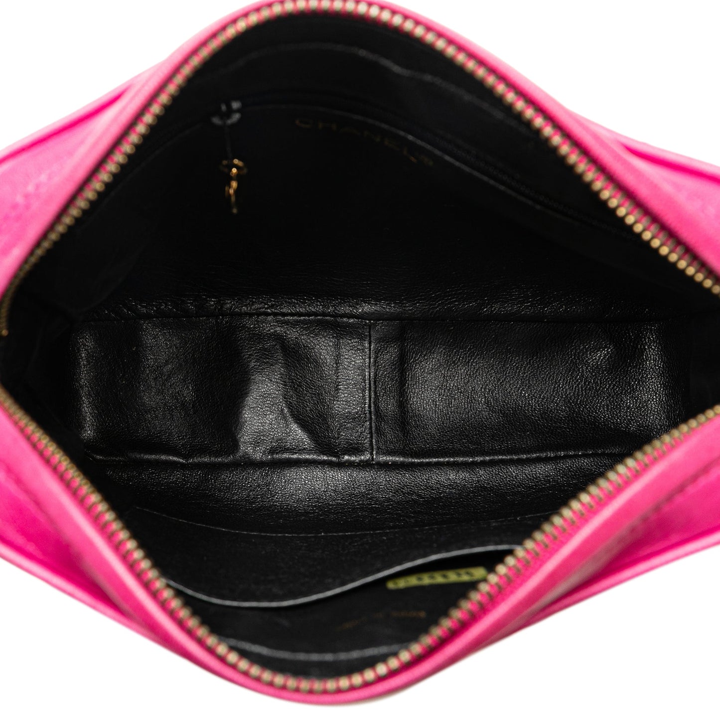 Chanel CC Quilted Lambskin Tassel Crossbody Pink