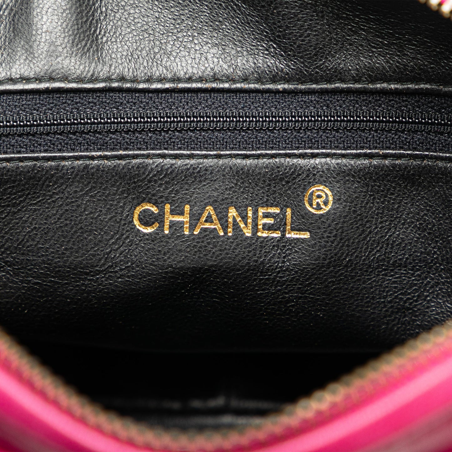 Chanel CC Quilted Lambskin Tassel Crossbody Pink