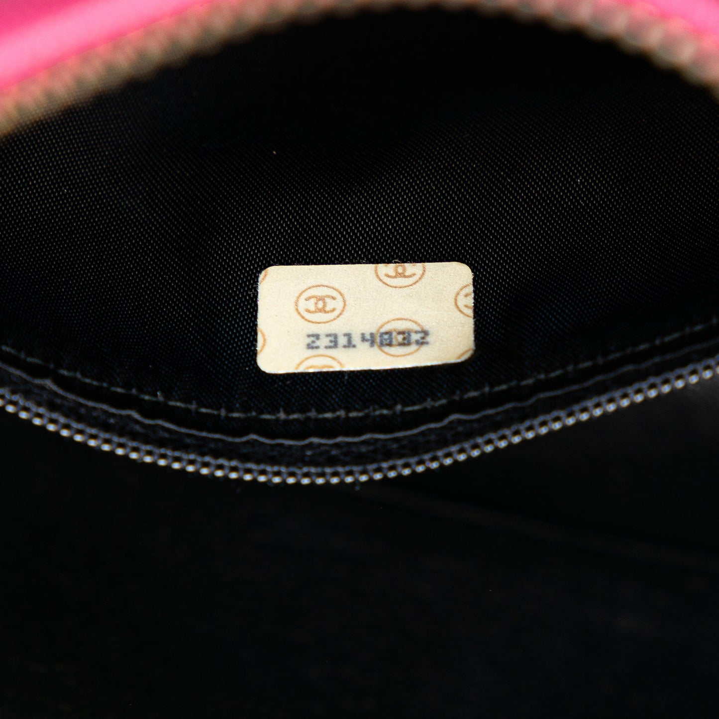 Chanel CC Quilted Lambskin Tassel Crossbody Pink