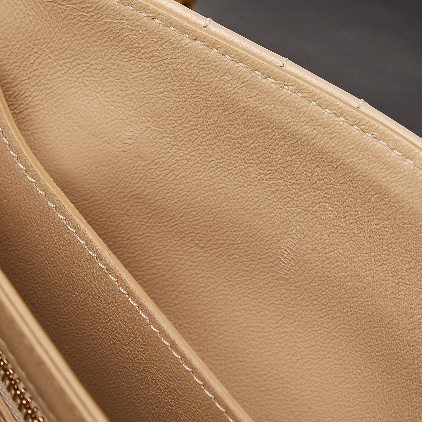Celine Medium Quilted C Crossbody Brown