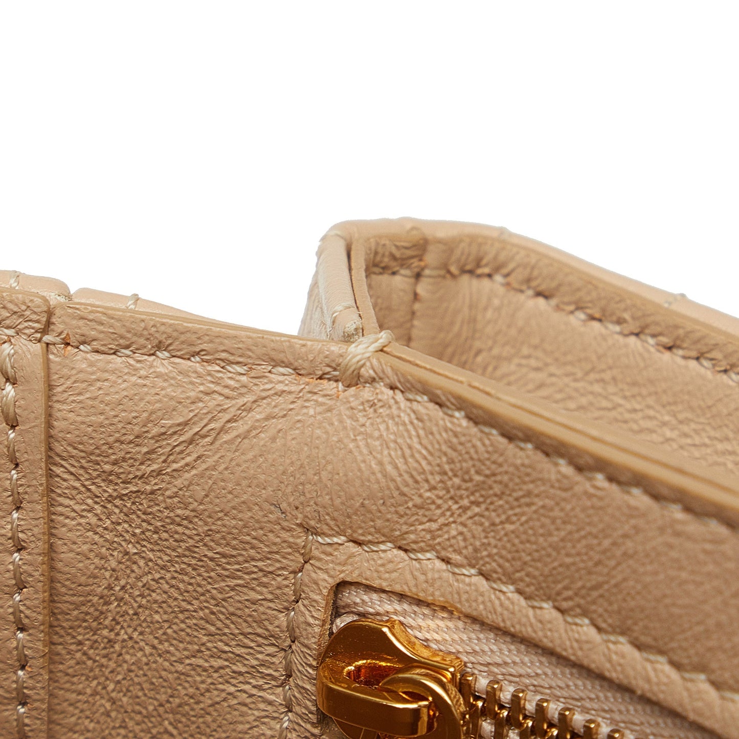 Celine Medium Quilted C Crossbody Brown
