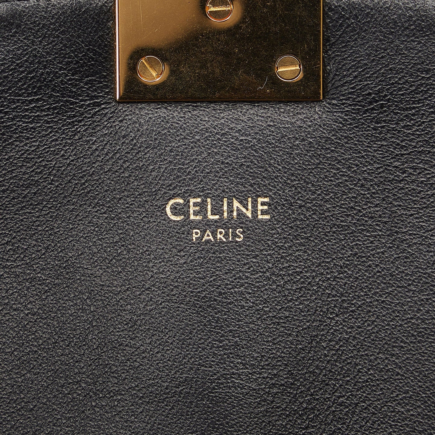 Celine Medium Quilted C Crossbody Brown