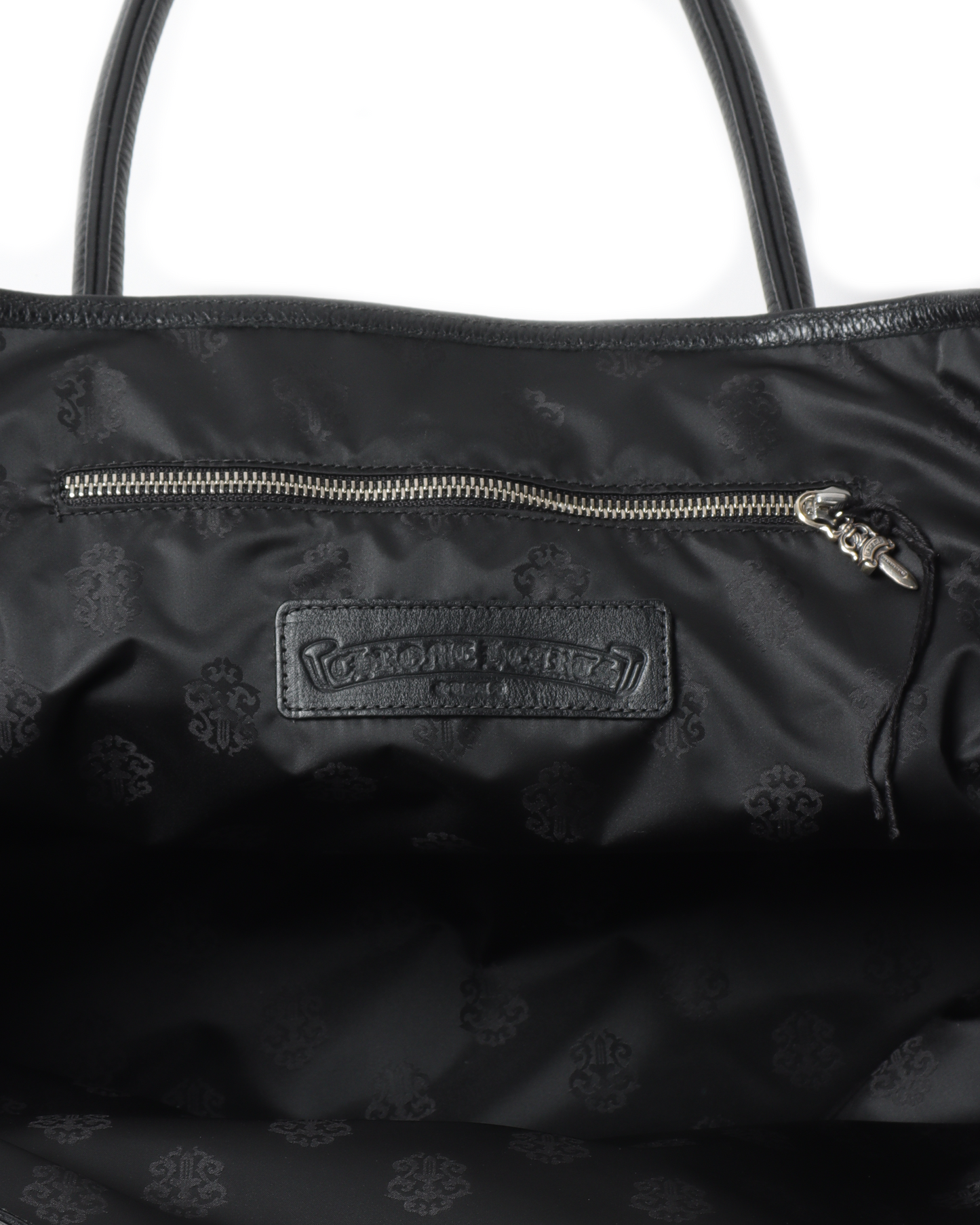 All-Over Cross Patch Leather Bag
