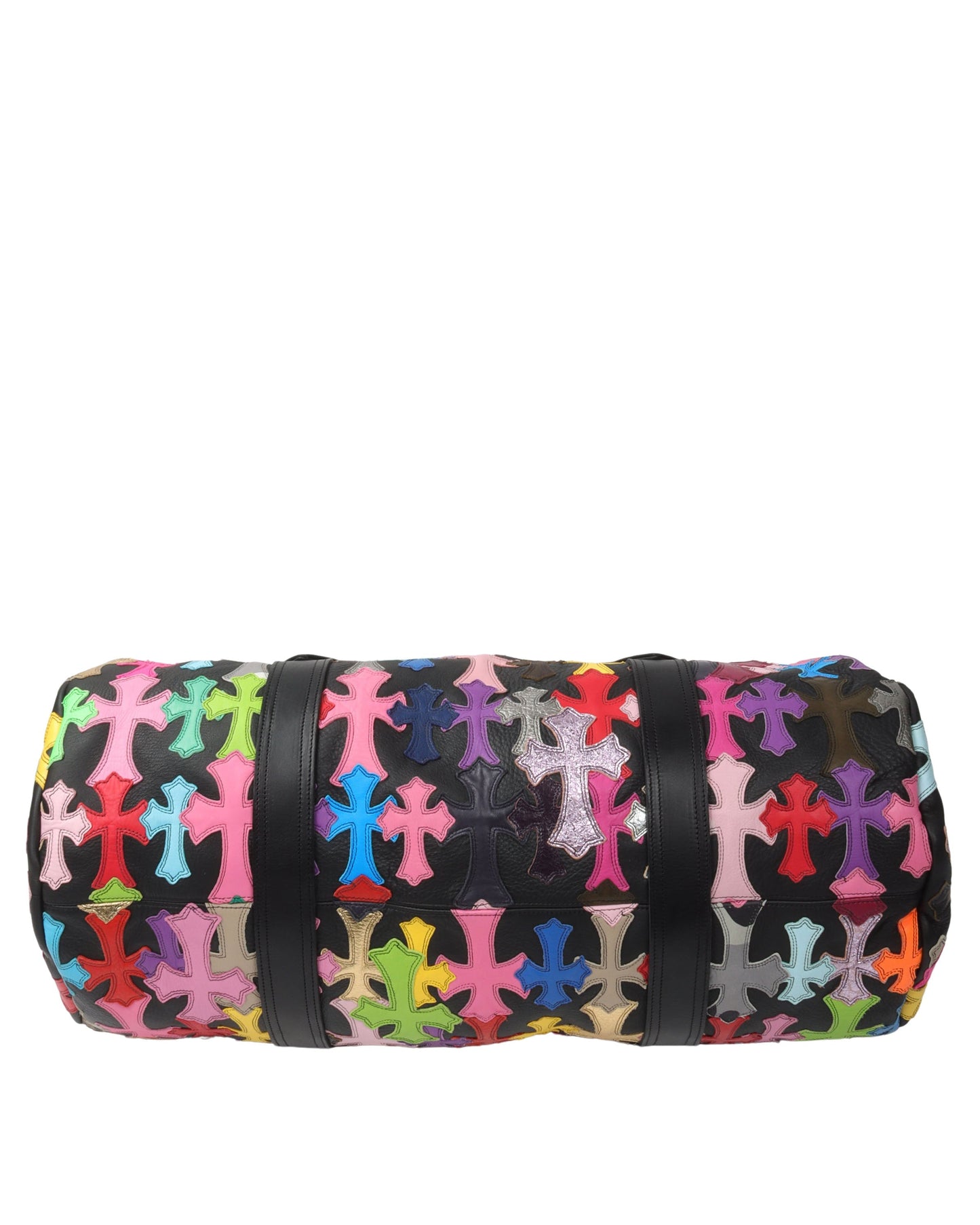 Multicolor Cross Patch Cemetery Large Duffle Bag