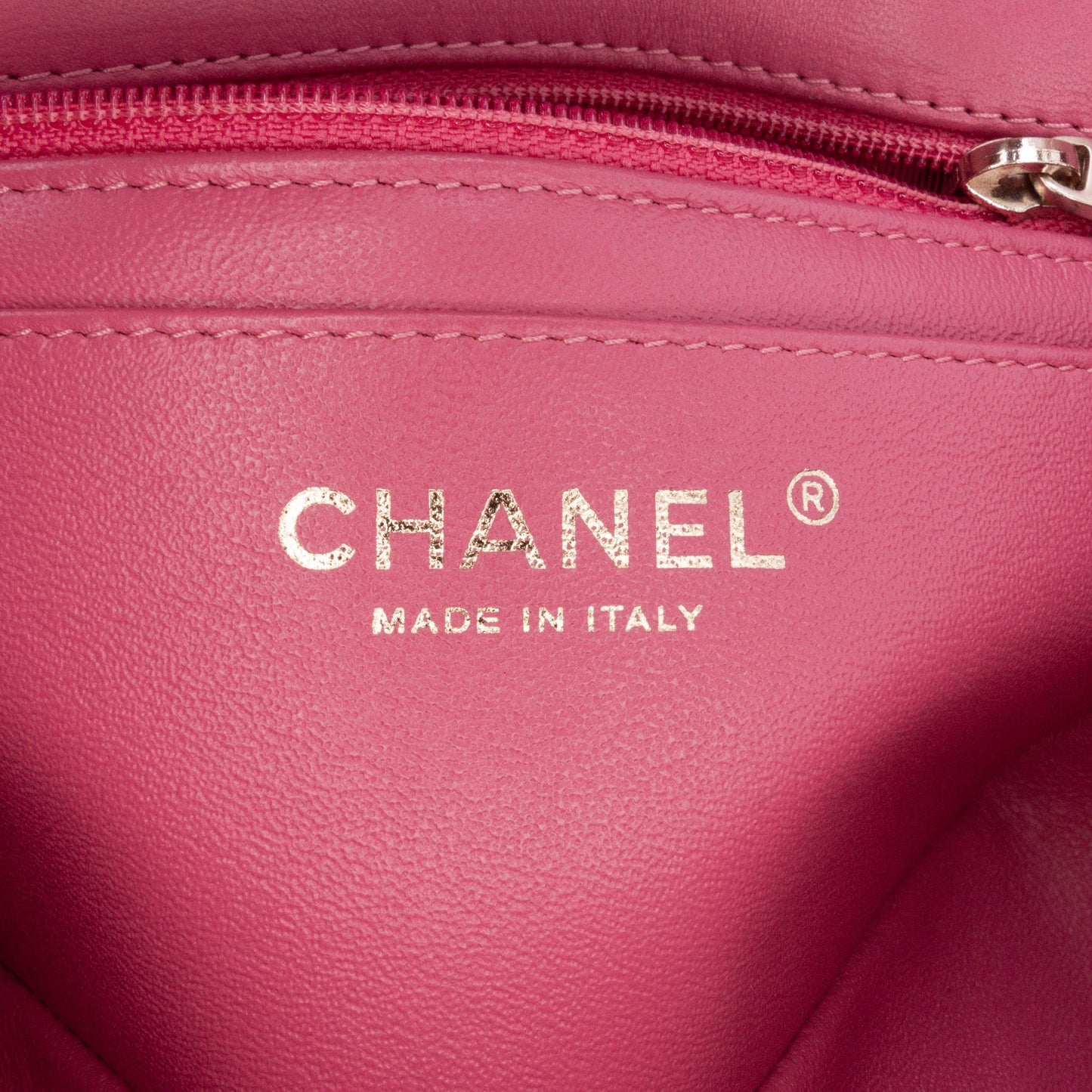 Chanel Mini Rectangular Classic Lambskin Single Flap Pink