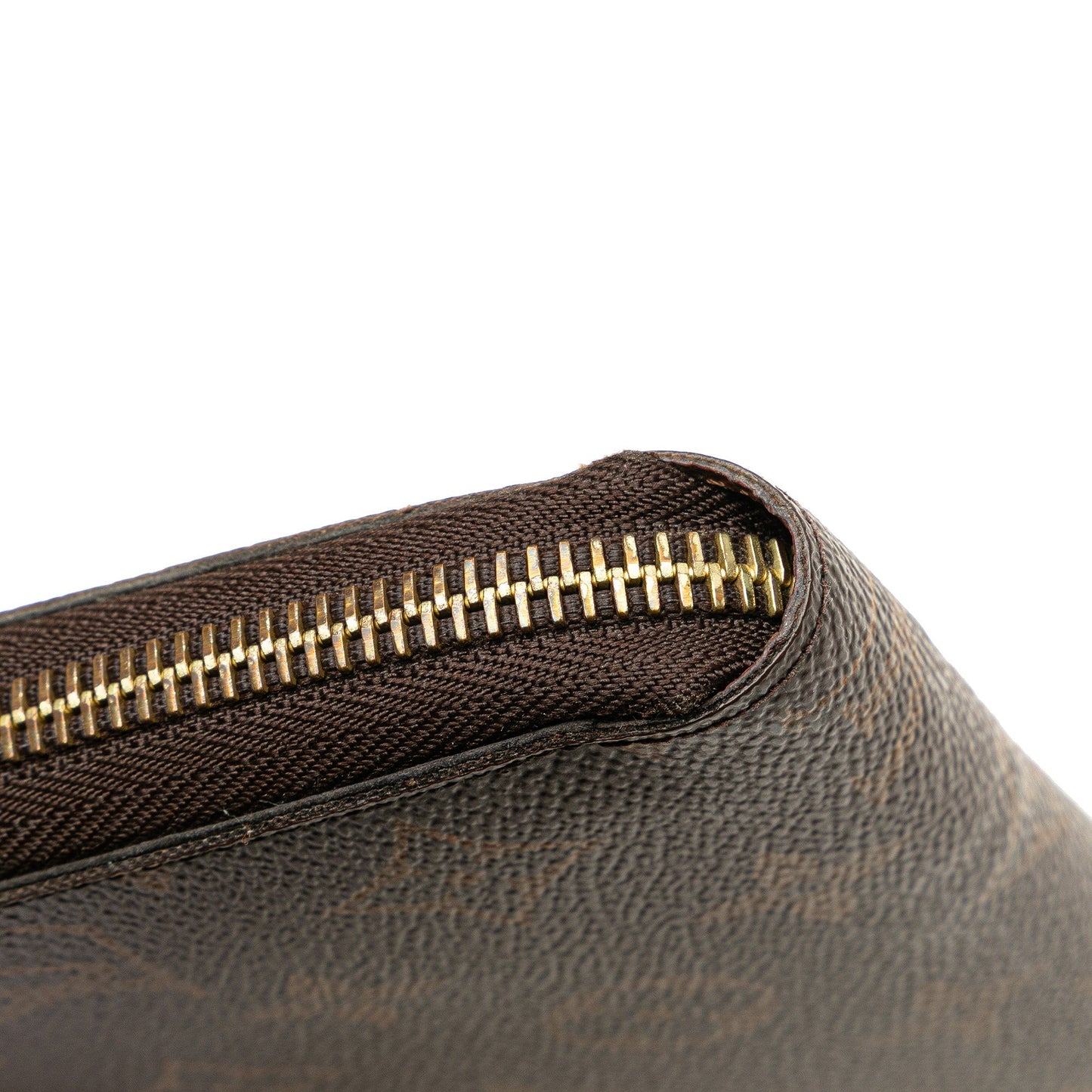 Louis Vuitton Monogram Zippy Long Wallet Brown