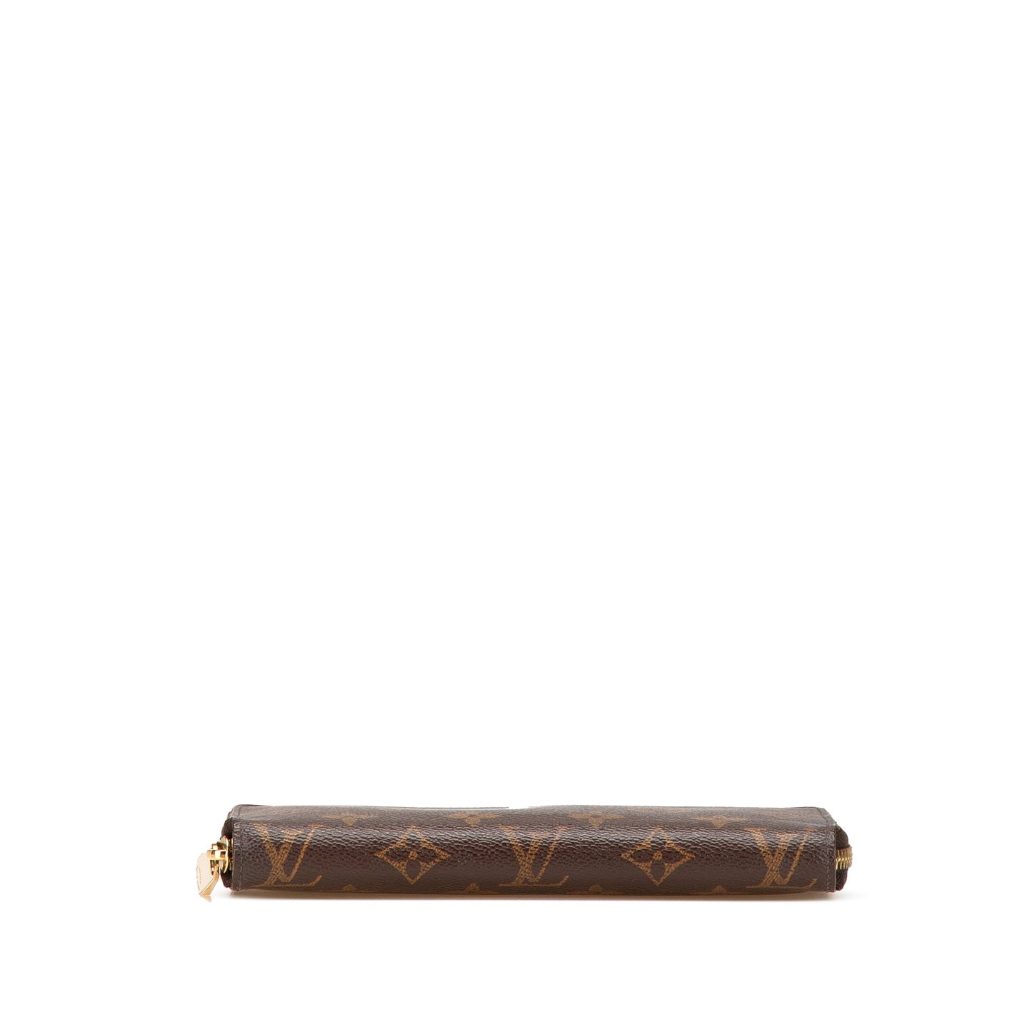 Louis Vuitton Monogram Zippy Long Wallet Brown
