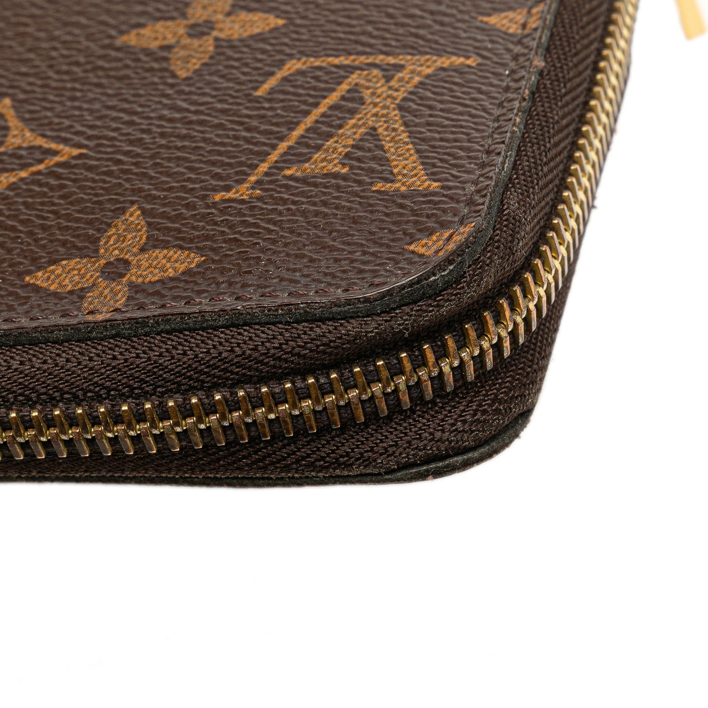 Louis Vuitton Monogram Zippy Long Wallet Brown