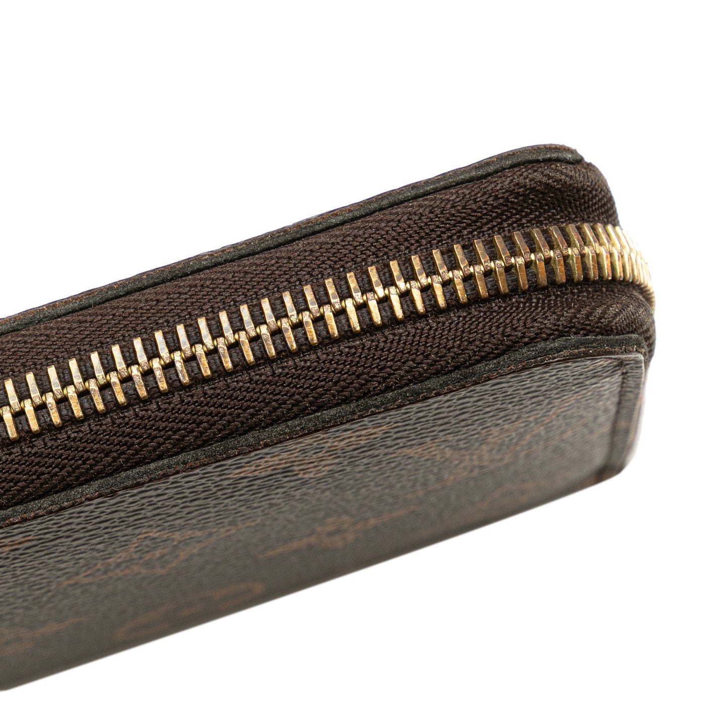 Louis Vuitton Monogram Zippy Long Wallet Brown
