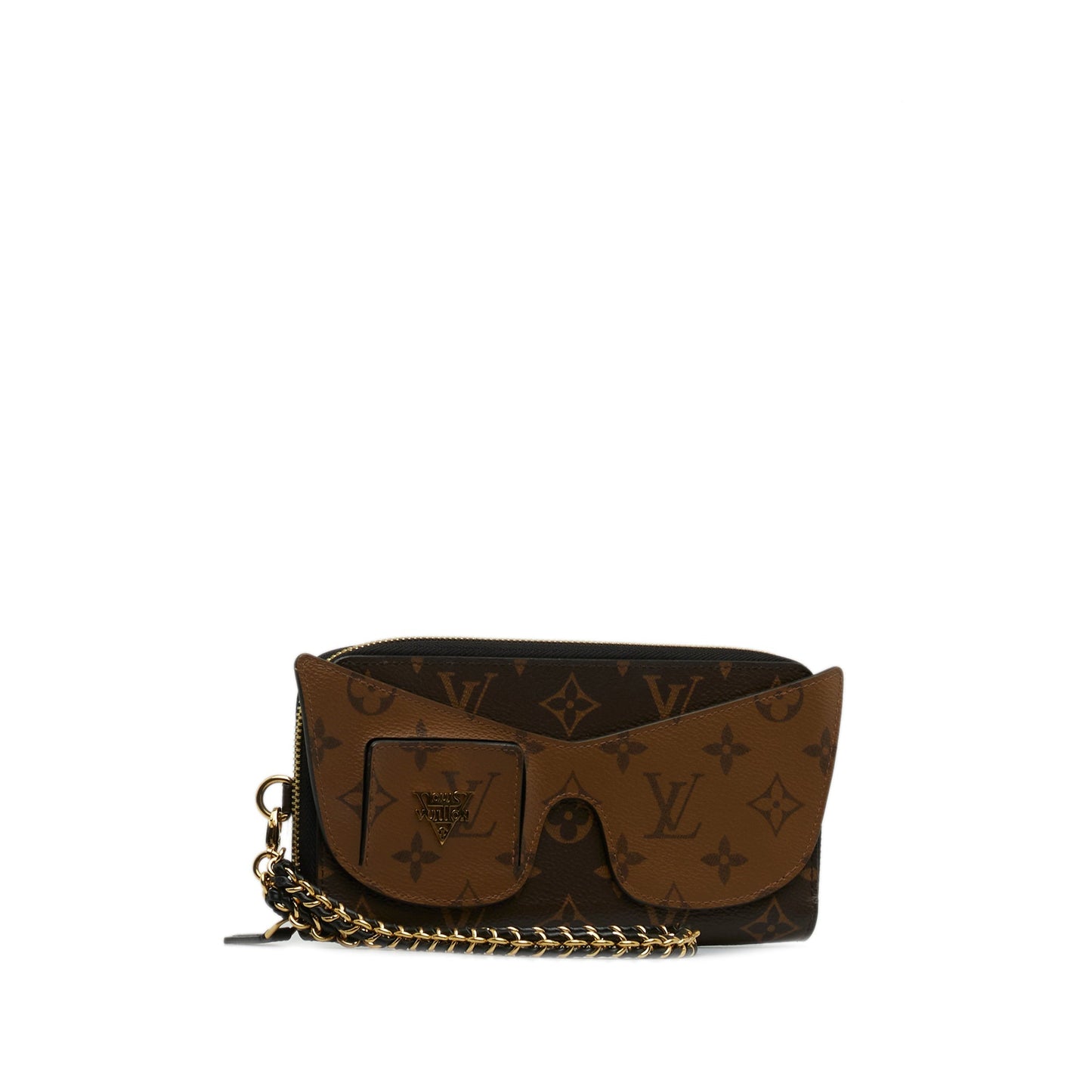 Louis Vuitton Monogram Reverse Zippy Wallet Shades Brown